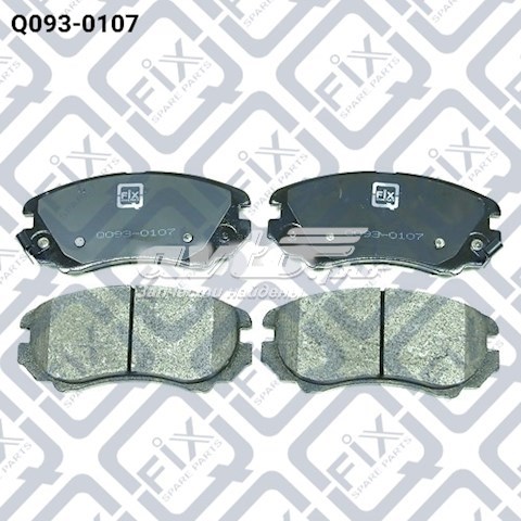 Pastillas de freno delanteras de disco Q-FIX Q0930107