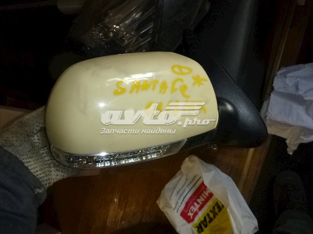 Espejo de retrovisor izquierdo 876102B580 Hyundai/Kia