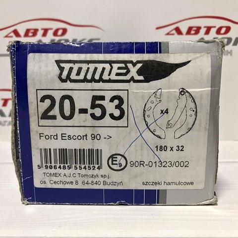 Zapatas de frenos de tambor traseras TOMEX 2053