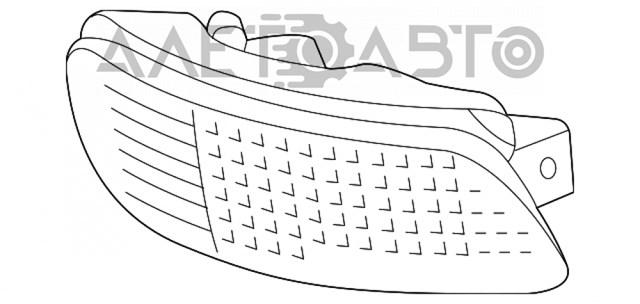 Faro antiniebla trasero derecho para Lexus RX (U3)