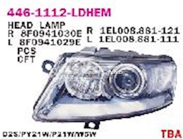 Faro izquierdo 4461112LLDHEM Depo/Loro/Abakus