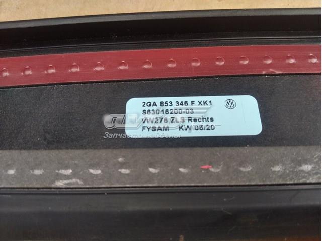 2GA853346FXK1 VAG Moldura de guardabarro trasero derecho