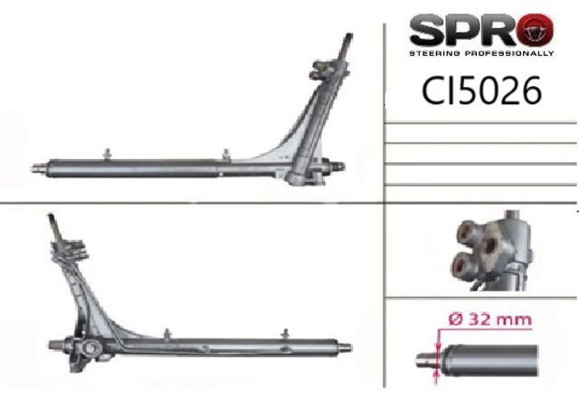 CI226R MSG Rebuilding Cremallera caja de direccion