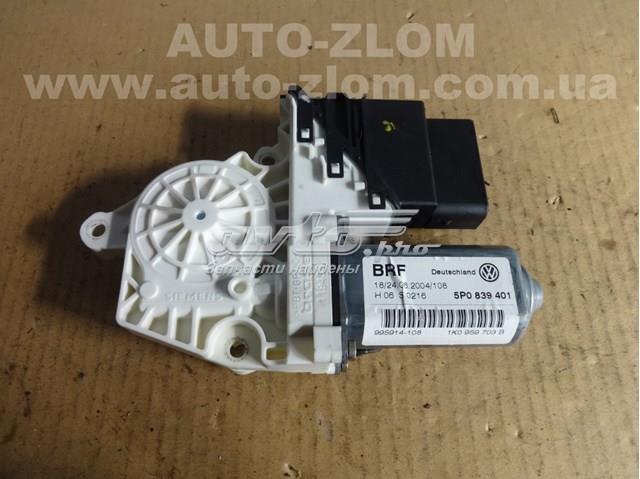 Motor eléctrico, elevalunas, puerta trasera izquierda VAG 5P0839401