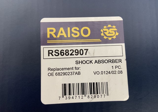 RS682907 Raiso amortiguador delantero izquierdo