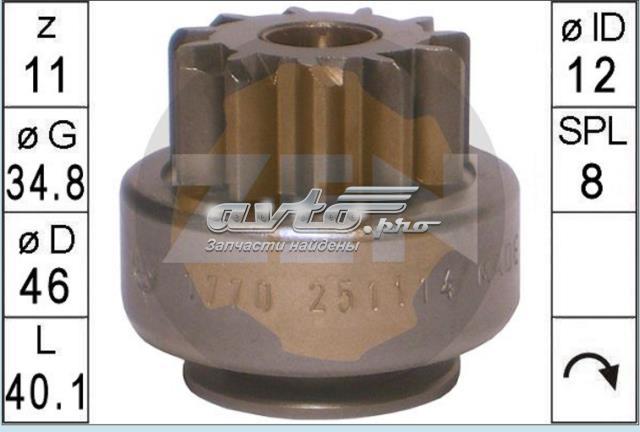 ZN1770 ZEN Bendix motor de arranque