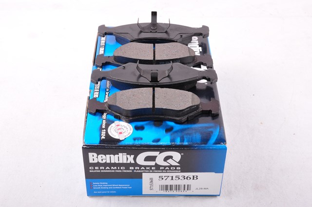 Pastillas de freno delanteras de disco BENDIX 571536B