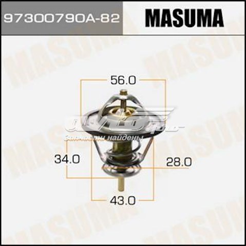 97300790A82 Masuma termostato, refrigerante