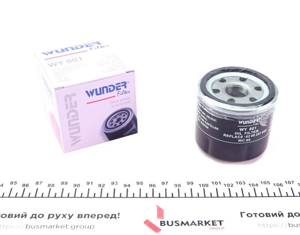 Filtro de aceite WY801 Wunder