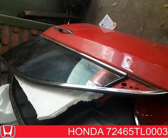 Moldura de puerta delantera izquierda superior Honda 72465TL0003