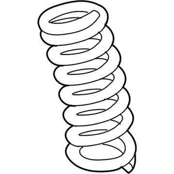 5168890AC Chrysler muelle de suspensión eje trasero