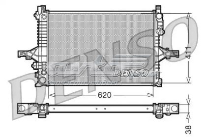 Radiador refrigeración del motor NPS DRM33066