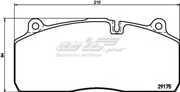 D-195 Eren pastillas de freno traseras