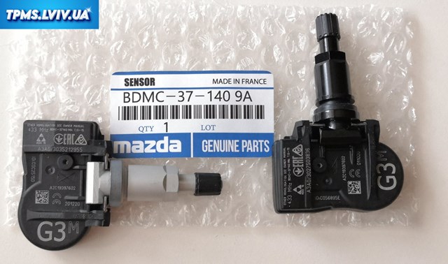 BDEL37140 Mazda Sensor de presión de neumáticos (TPMS)