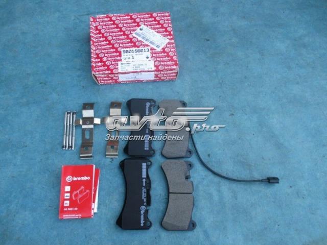 Pastillas de freno delanteras de disco MASERATI 980156013