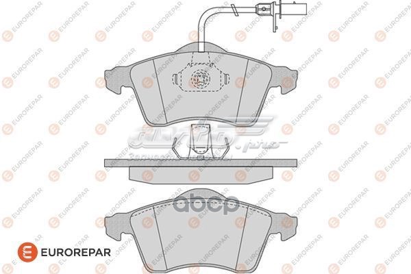 Pastillas de freno delanteras EUROREPAR 1617265980
