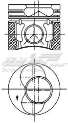 99843620 Kolbenschmidt pistón completo para 1 cilindro, std