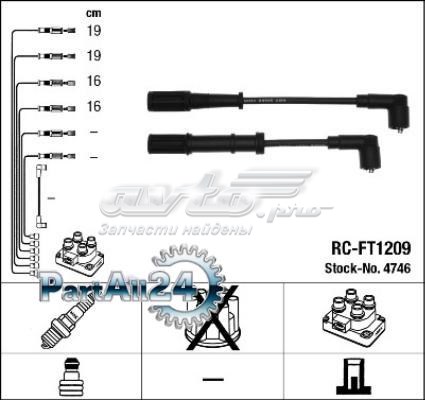 Cables de bujías RCFT1209 NGK