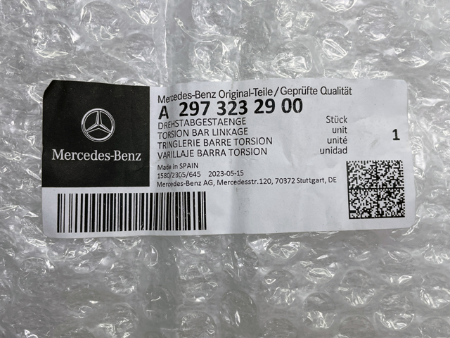 Bieleta estabilizadora delantera izquierda Mercedes A2973232900 precio, desde 30,25 EUR