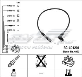 Comprar RCLD301 NGK Cable de bujía