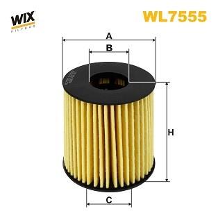 Filtro de aceite WIX WL7555