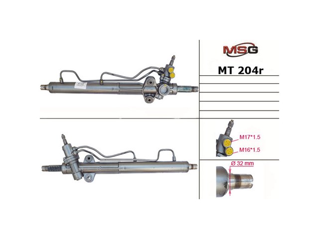 MT204R MSG Rebuilding Cremallera caja de direccion