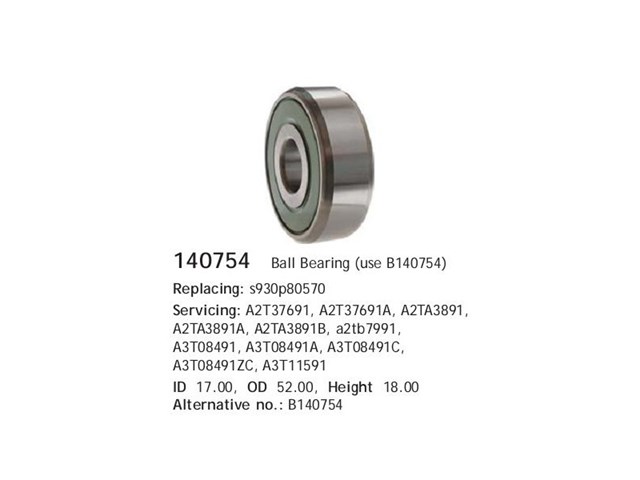 140556 Cargo Escobilla motor de arranque