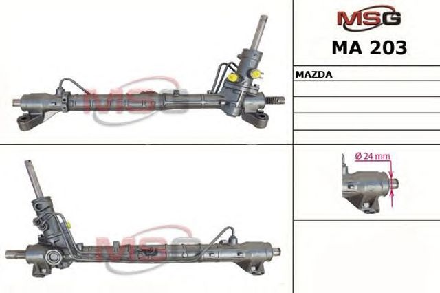 MA203 MSG Cremallera caja de direccion