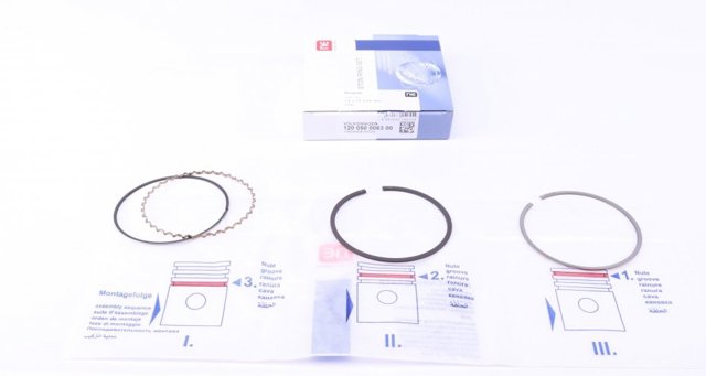 Juego de anillos de pistón, motor, STD NE/NPR 120050006300