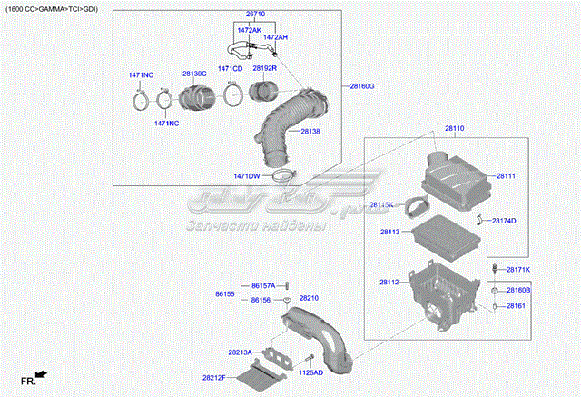 28110M6100 Hyundai/Kia