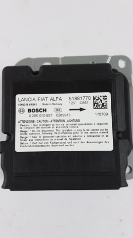 Módulo de control de airbag 51881770 Fiat/Alfa/Lancia