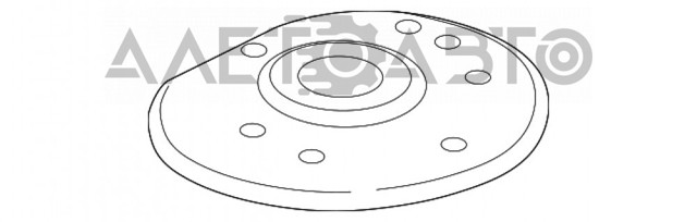 DG9Z3A197AB Ford soporte amortiguador delantero