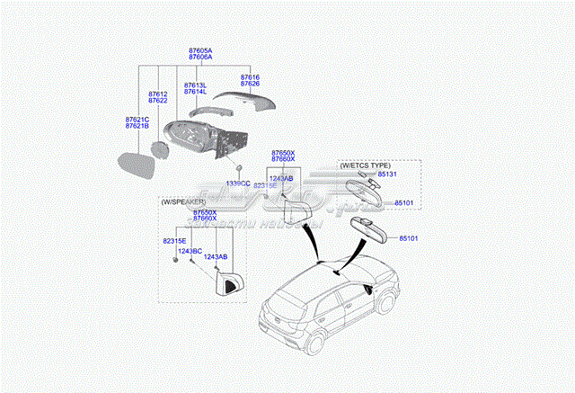 87620H8050 Hyundai/Kia