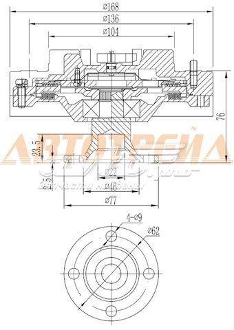 ST1621067030 SAT embrague, ventilador del radiador