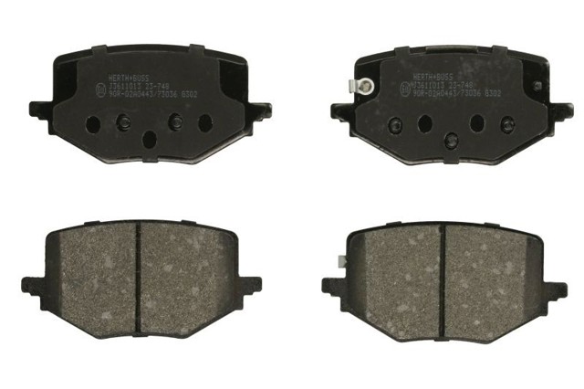 D4M606UA0A Nissan/Infiniti Pastillas freno traseras