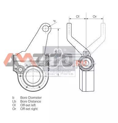 Eje De Freno De Disco Trinquete Delantero DIESEL TECHNIC 118630