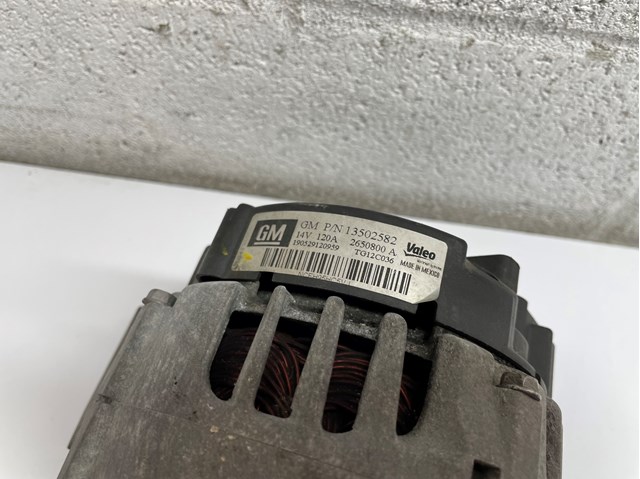 13502582 General Motors alternador