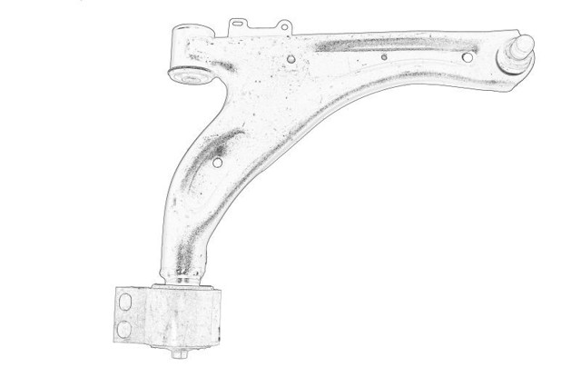 94544266 Opel Brazo inferior derecho de la suspensión delantera