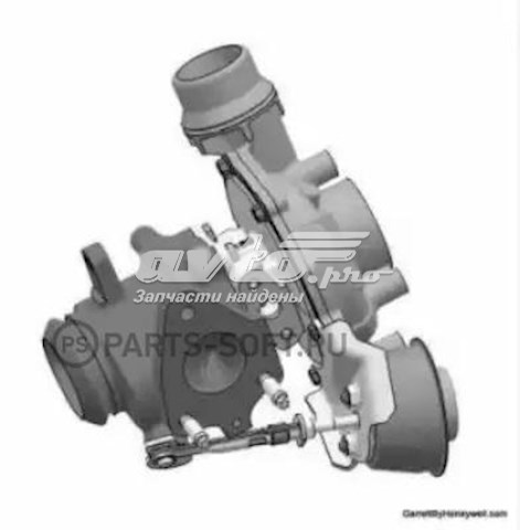 801374-5004S Garrett turbocompresor