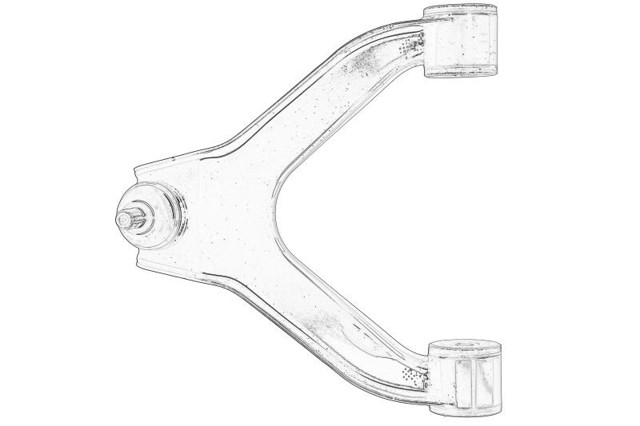 Brazo superior izquierdo/derecho de suspensión delantera 5801564293 Iveco