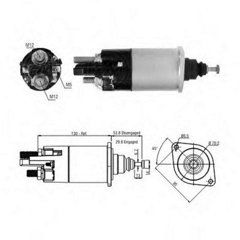 1840 ZM interruptor magnético, estárter