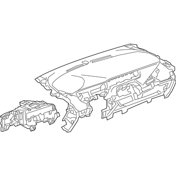 42570714 General Motors panel frontal interior salpicadero