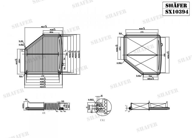 Comprar SX10394 Shafer Filtro de aire