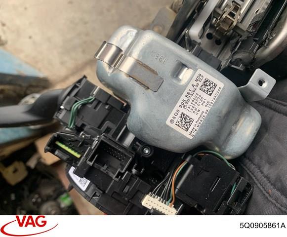 Módulo electrónico de la columna de dirección para Skoda Octavia II A5 1Z3