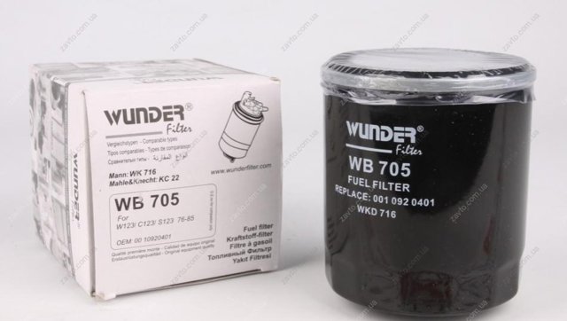 Filtro de gasoil Wunder WB705