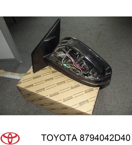 Espejo de retrovisor izquierdo 8794042D40 Toyota