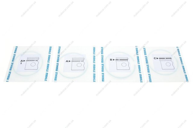 081RS001110N0 Mahle Original Juego de aros de pistón para compresor, 1 cilindro, STD