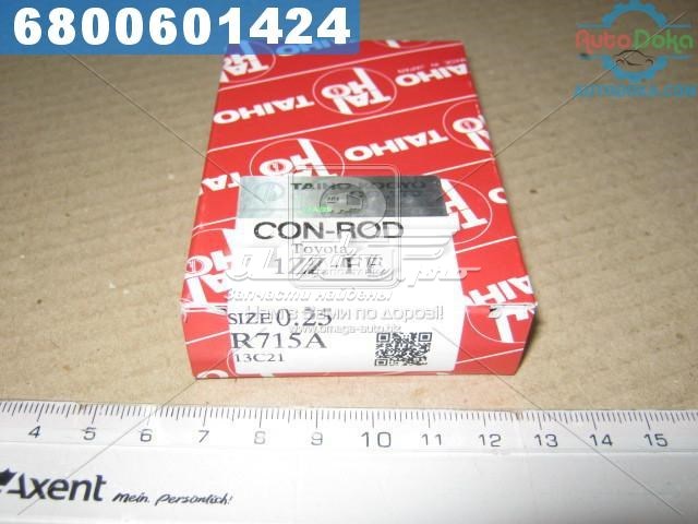 Juego de cojinetes de biela, cota de reparación (+0,25 mm) R715A025 Taiho