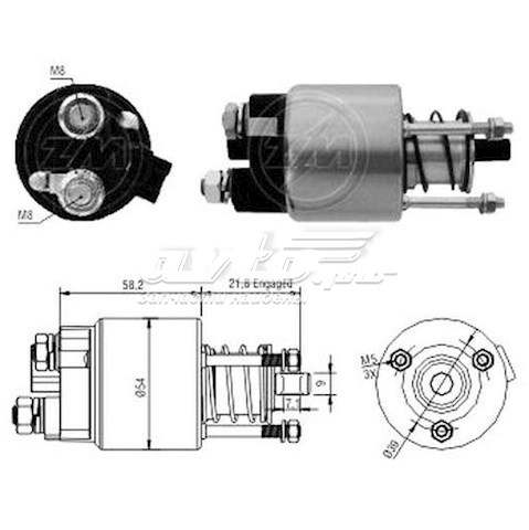 ZM397 ZM interruptor magnético, estárter