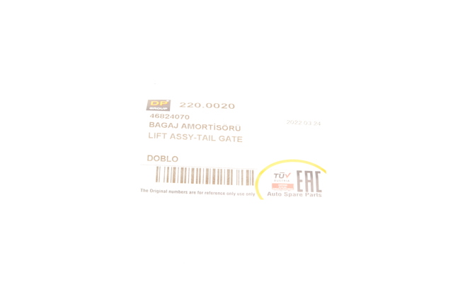 Amortiguador de maletero DP Group 2200020 precio, desde 11,42 EUR